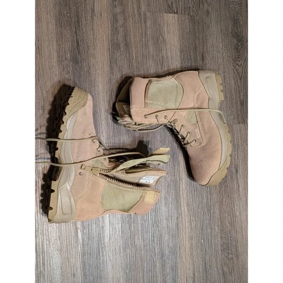 5.11 ATAC 8 Inch Side Zip Coyote Tactical Boots Mens Size 8.5 - Picture 1 of 6